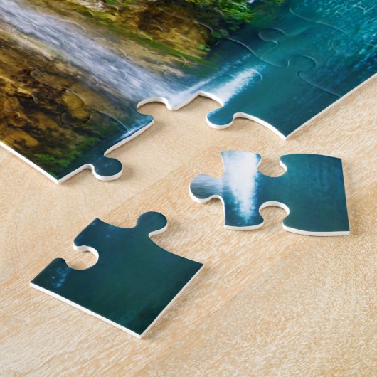 Waterfall See-Landschaftspuzzle Puzzle (Seite)