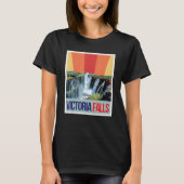 Waterfall Souvenir Africa Victoria Falls Zimbabwe  T-Shirt (Vorderseite)