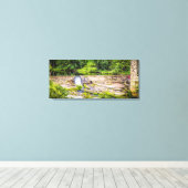 Waterfall St. Croix Leinwanddruck (Insitu (Holzboden))