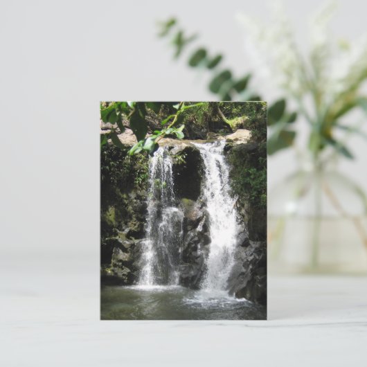 Waterfall Szenen Postkarte (Stehend Vorderseite)