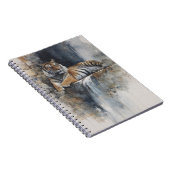 Waterfall Tiger Notebook Notizblock (Rechte Seite)