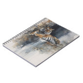 Waterfall Tiger Notebook Notizblock (Linke Seite)