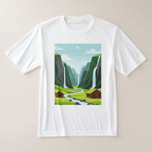 Waterfall view T-Shirt (Ablage )