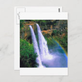 Waterfall Wailua Kauai Hawaii Postkarte (Vorne/Hinten)