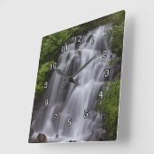 Waterfall-Wanduhr Quadratische Wanduhr (Winkel)