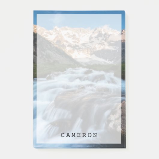 Waterfalls | Aviolo Lake, Italy Post-it Klebezettel (Vorderseite)