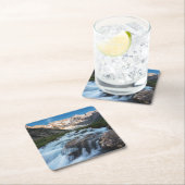 Waterfalls | Aviolo Lake, Italy Rechteckiger Pappuntersetzer (Vor Ort)