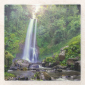 Waterfalls | Bali, Indonesia Glasuntersetzer (Vorderseite)