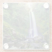 Waterfalls | Bali, Indonesia Glasuntersetzer (Rückseite)