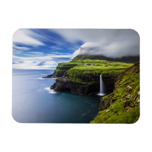 Waterfalls Faroe Islands, Denmark Magnet