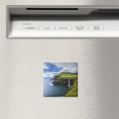 Waterfalls | Faroe Islands, Denmark Magnet (In Situ (Geschirrspüler))
