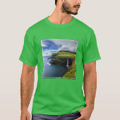 Waterfalls | Faroe Islands, Denmark T-Shirt (Vorderseite)