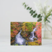 Waterfalls | Faucet Waterfalls Nikko Japan Fall Postkarte (Stehend Vorderseite)