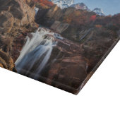 Waterfalls | Fitz Roy Mountain, Argentina Schneidebrett (Ecke)