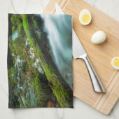 Waterfalls | Grotto Falls, Oregon Geschirrtuch (Viertel Falte)