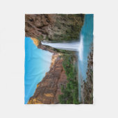 Waterfalls | Havasu Falls at Sunset Fleecedecke (Vorderseite)