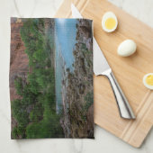 Waterfalls | Havasu Falls at Sunset Geschirrtuch (Viertel Falte)