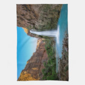 Waterfalls | Havasu Falls at Sunset Geschirrtuch (Vertikal)