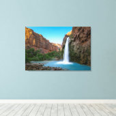 Waterfalls | Havasu Falls at Sunset Leinwanddruck (Insitu (Holzboden))