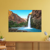 Waterfalls | Havasu Falls at Sunset Leinwanddruck (Insitu (Wohnzimmer))