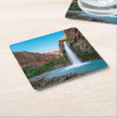 Waterfalls | Havasu Falls at Sunset Rechteckiger Pappuntersetzer (angewinkelt)