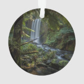Waterfalls | Hopetoun Falls, New Zealand Ornament (Rückseite)