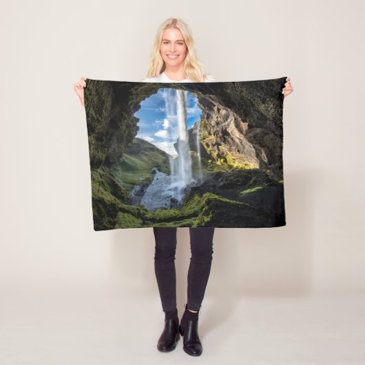 Waterfalls | Icelandic Waterfall Fleecedecke (Beispiel)