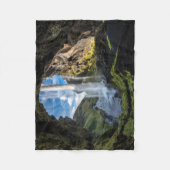Waterfalls | Icelandic Waterfall Fleecedecke (Vorderseite)