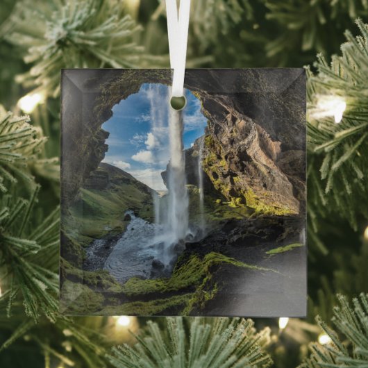 Waterfalls | Icelandic Waterfall Ornament Aus Glas (Insitu)