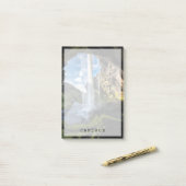 Waterfalls | Icelandic Waterfall Post-it Klebezettel (Auf Schreibtisch)