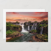 Waterfalls | Iguacu National Park Dankeskarte (Vorne/Hinten)