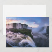 Waterfalls | Iguazu Waterfall, Brazil Dankeskarte (Vorne/Hinten)