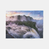 Waterfalls | Iguazu Waterfall, Brazil Fleecedecke (Vorderseite (Horizontal))