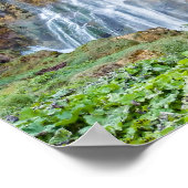 Waterfalls in Plitvice National Park - Croatia Poster (Ecke)
