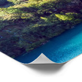 Waterfalls in Plitvice National Park - Croatia Poster (Ecke)