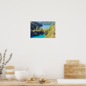Waterfalls in Plitvice National Park - Croatia Poster (Küche)