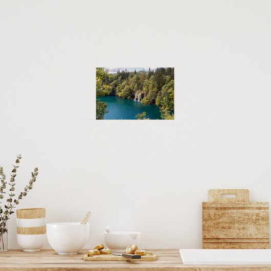 Waterfalls in Plitvice National Park - Croatia Poster (Küche)