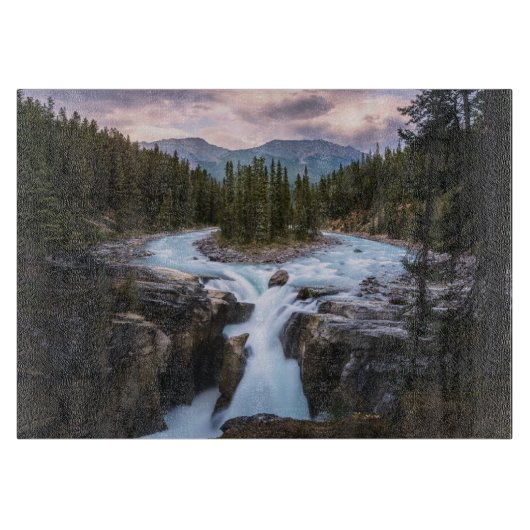 Waterfalls | Jasper National Park, Canada Schneidebrett (Vorderseite)