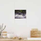 Waterfalls, Kancamagus Highway, White Poster (Küche)