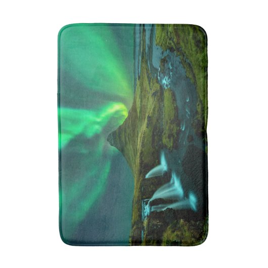 Waterfalls | Kirkjufellfoss Waterfall, Iceland Badematte (Vorderseite Vertikal)