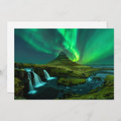 Waterfalls | Kirkjufellfoss Waterfall, Iceland Dankeskarte (Vorne/Hinten)