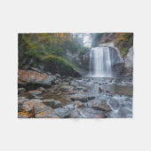 Waterfalls | Looking Glass Waterfalls Fleecedecke (Vorderseite (Horizontal))