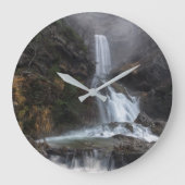 Waterfalls | Los Chorros Waterfall Große Wanduhr (Vorderseite)