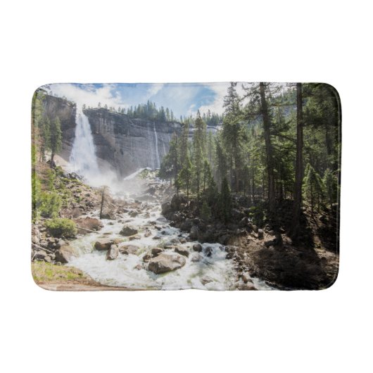 Waterfalls | Nevada Fall, Yosemite, CA Badematte (Vorderseite)