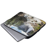 Waterfalls | Nevada Fall, Yosemite, CA Laptopschutzhülle (Vorne Knopf)
