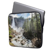 Waterfalls | Nevada Fall, Yosemite, CA Laptopschutzhülle (Vorderseite Links)