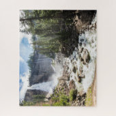 Waterfalls | Nevada Fall, Yosemite, CA Puzzle (Vertikal)