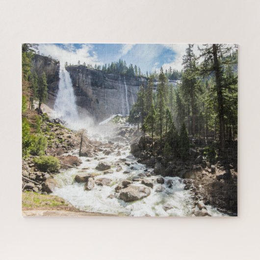 Waterfalls | Nevada Fall, Yosemite, CA Puzzle (Horizontal)