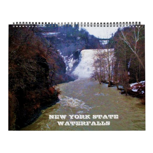 WATERFALLS OF NEW YORK STATE calendar Kalender (Titelbild)