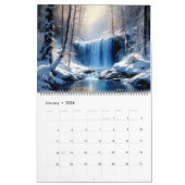 Waterfalls of the Seasons 2026 Calendar Kalender (Jan 2026)